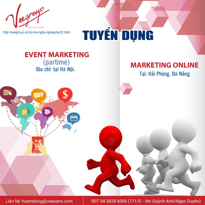Marketing toàn hệ thống Hà Nội - Hải Phòng - Đà Nẵng